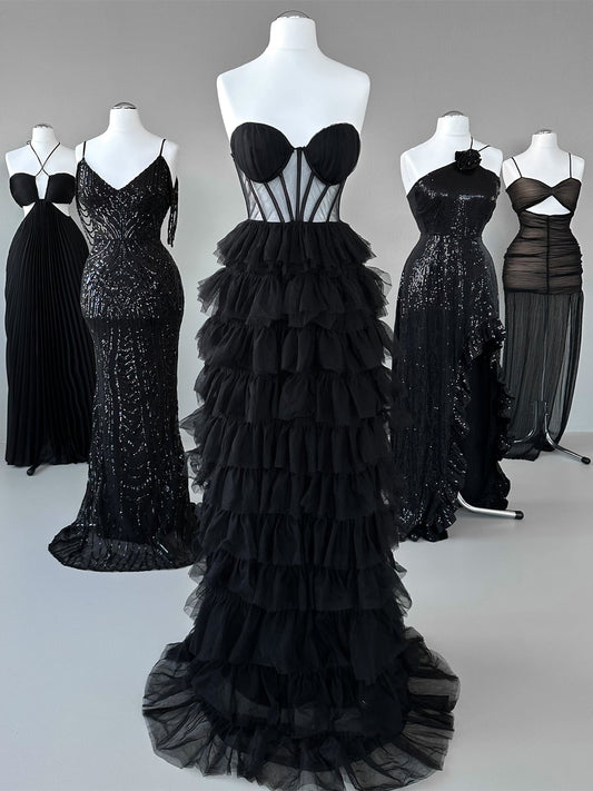 Black Long Evening Dress Trends: Stylish Options for Every Occasion