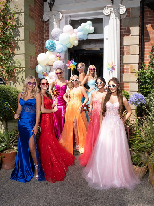 Trendy Satin Formal Dresses