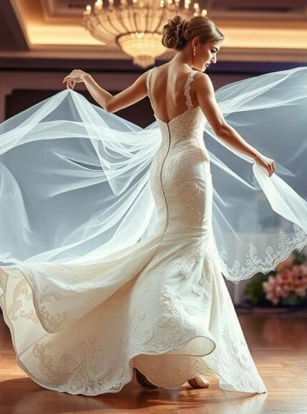 are mermaid dresses hard to walk in Mermaid dress brides how fitted can they REALLY be without ripping when sit?