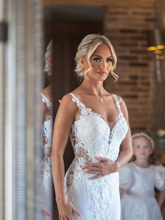 Long Sleeveless Mermaid Gown