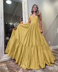 Sleeveless Straps Sweetheart Long Formal Dress With Ruffles Pleated