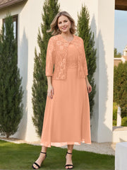 A Line Princess Plus Size Mother Of The Bride Dresses With Applique Jacket