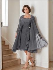 A Line Princess Mother Of The Bride Dresses With Jacket