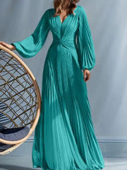 A Line Princess V Neck Mother Of The Bride Dresses With Ruched