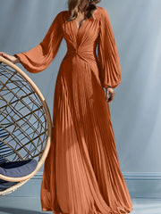 A Line Princess V Neck Mother Of The Bride Dresses With Ruched