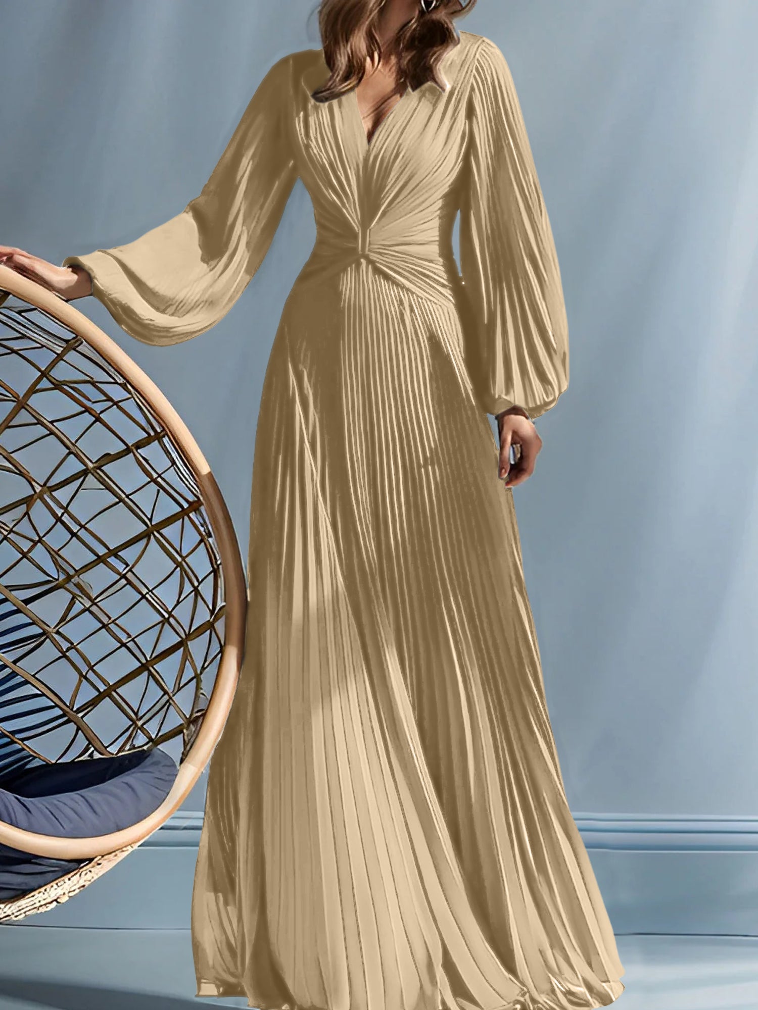 A Line Princess V Neck Mother Of The Bride Dresses With Ruched