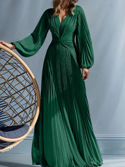 A Line Princess V Neck Mother Of The Bride Dresses With Ruched