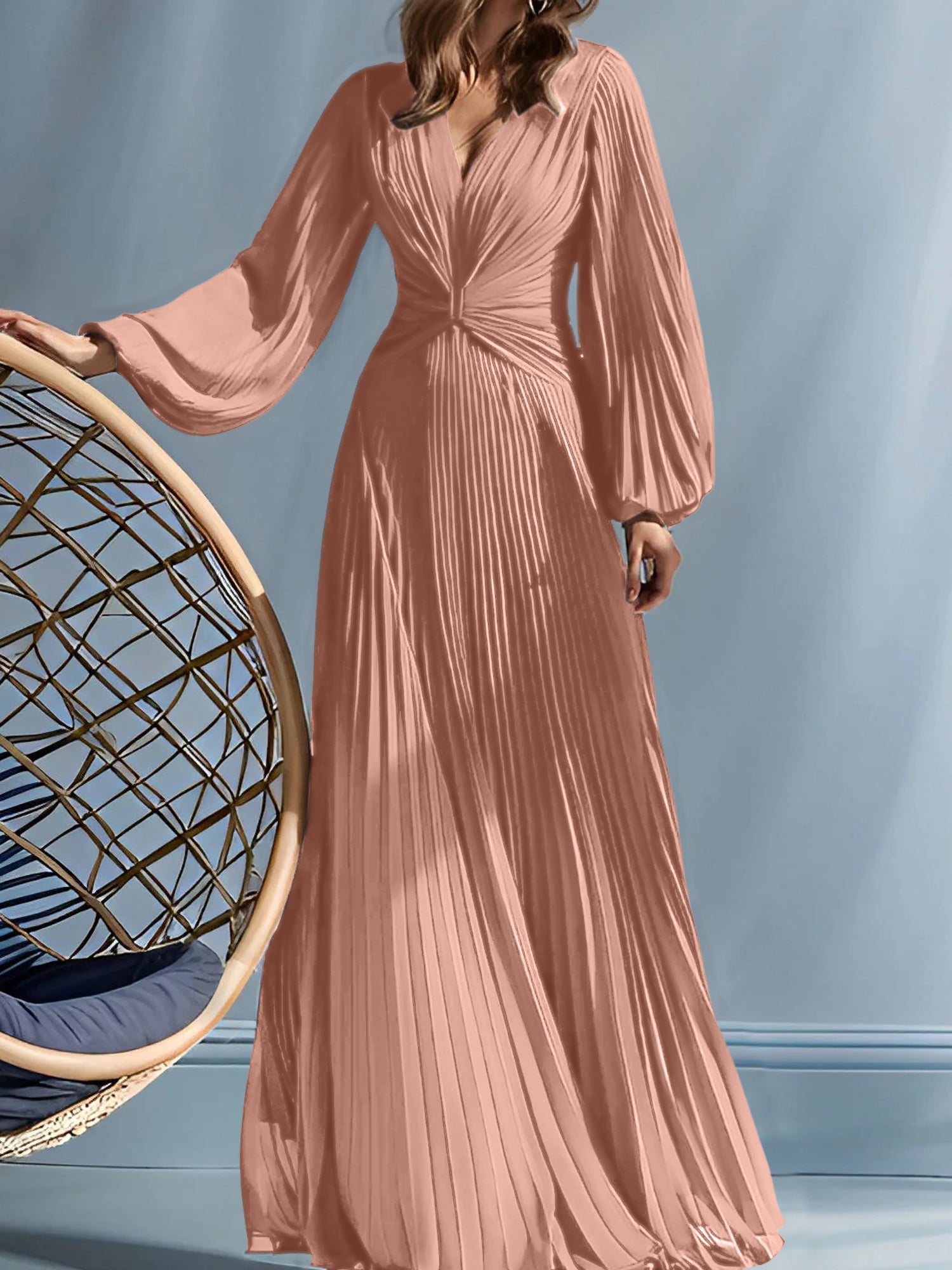 A Line Princess V Neck Mother Of The Bride Dresses With Ruched