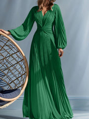 A Line Princess V Neck Mother Of The Bride Dresses With Ruched