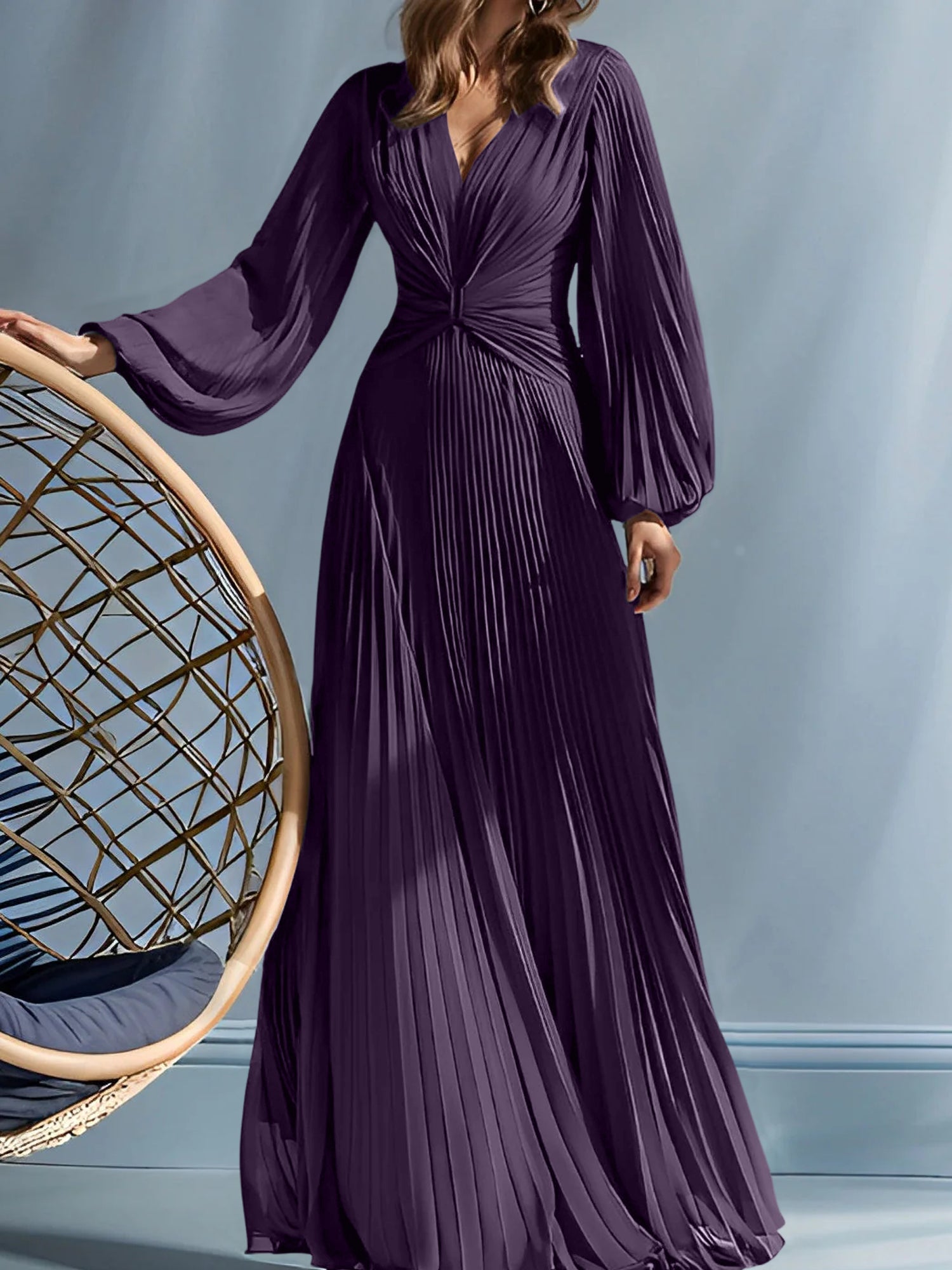 A Line Princess V Neck Mother Of The Bride Dresses With Ruched