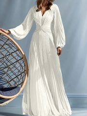 A Line Princess V Neck Mother Of The Bride Dresses With Ruched