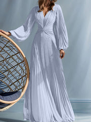 A Line Princess V Neck Mother Of The Bride Dresses With Ruched