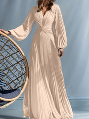 A Line Princess V Neck Mother Of The Bride Dresses With Ruched