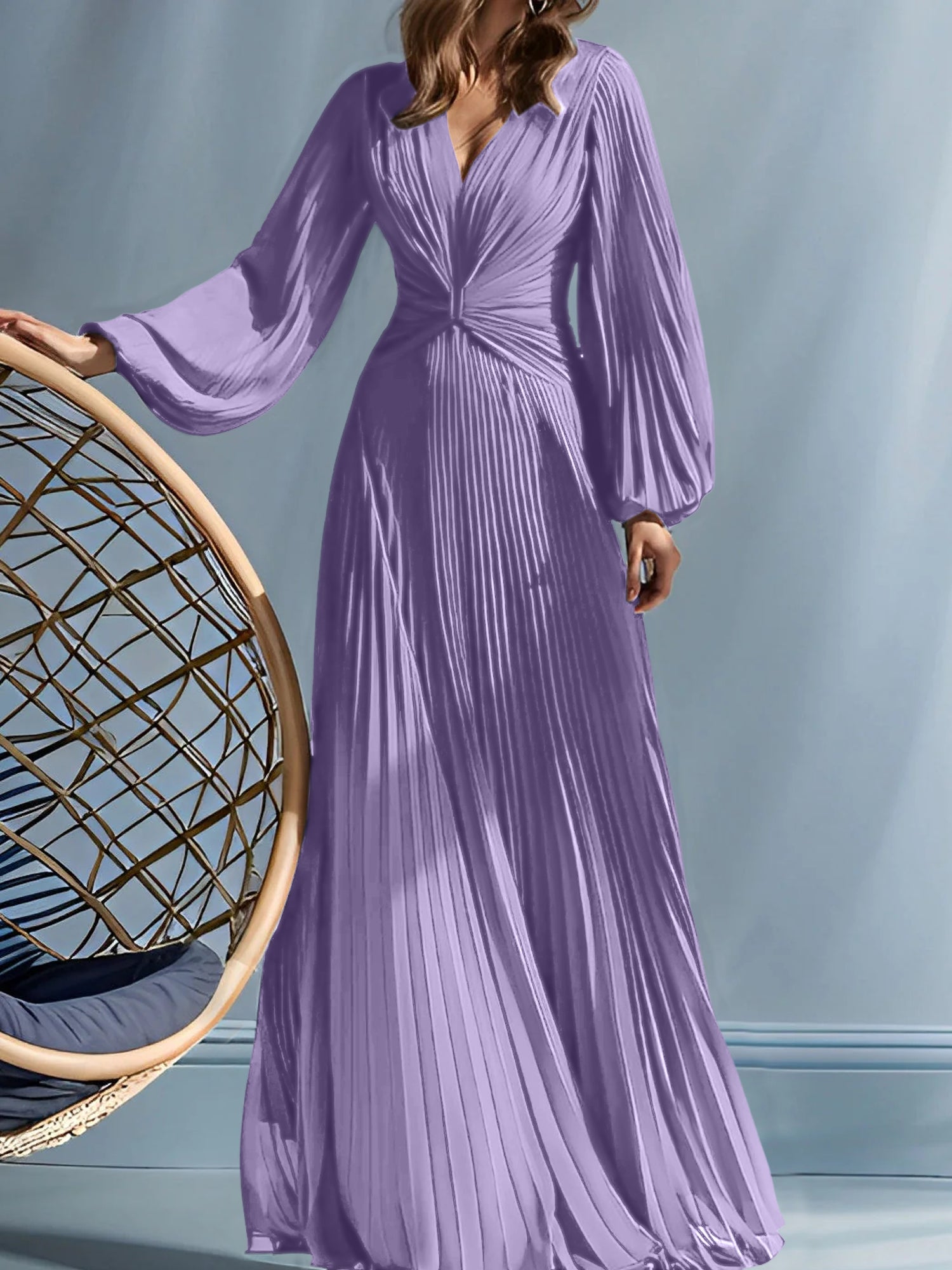 A Line Princess V Neck Mother Of The Bride Dresses With Ruched