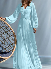 A Line Princess V Neck Mother Of The Bride Dresses With Ruched