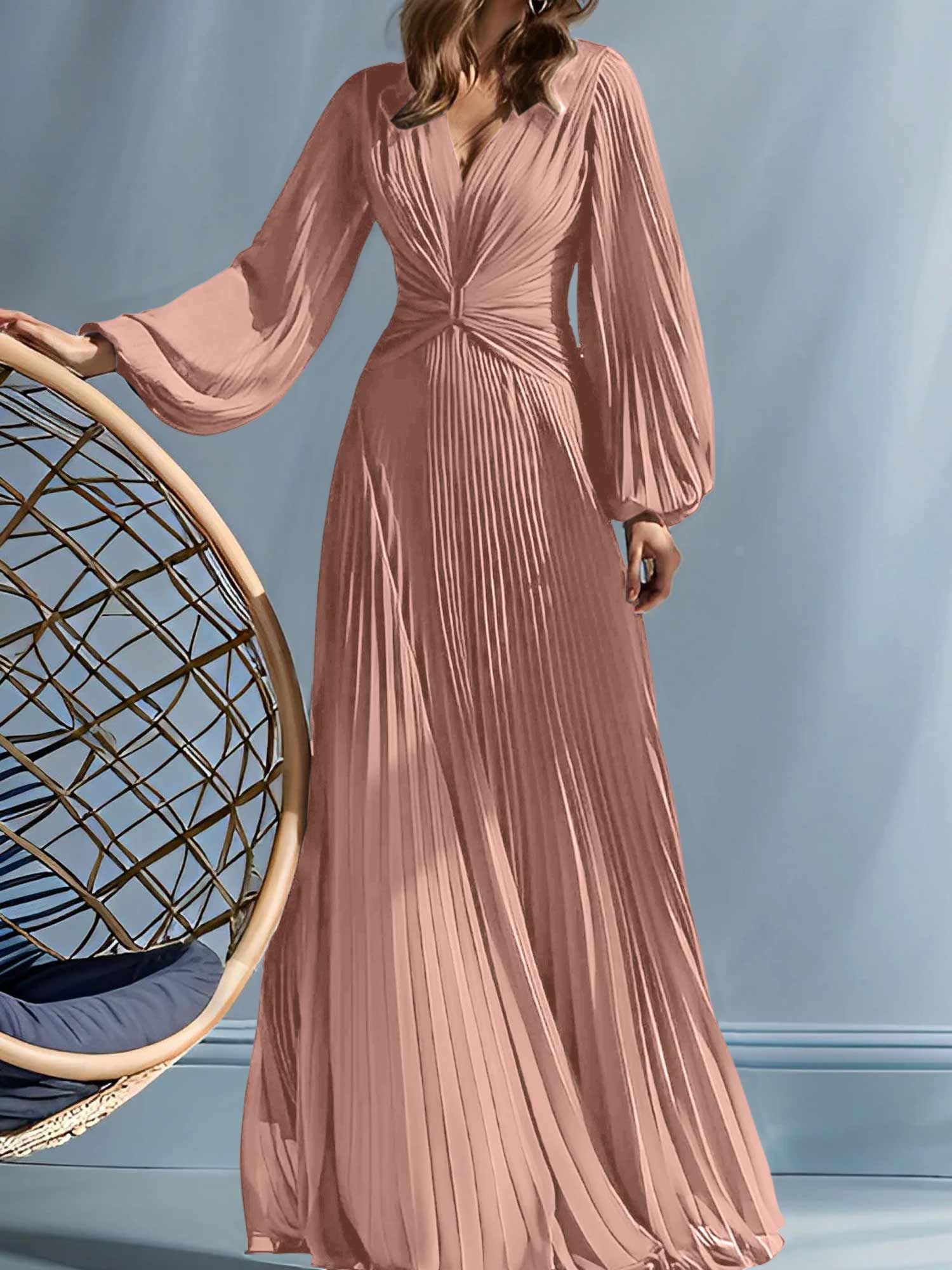 A Line Princess V Neck Mother Of The Bride Dresses With Ruched