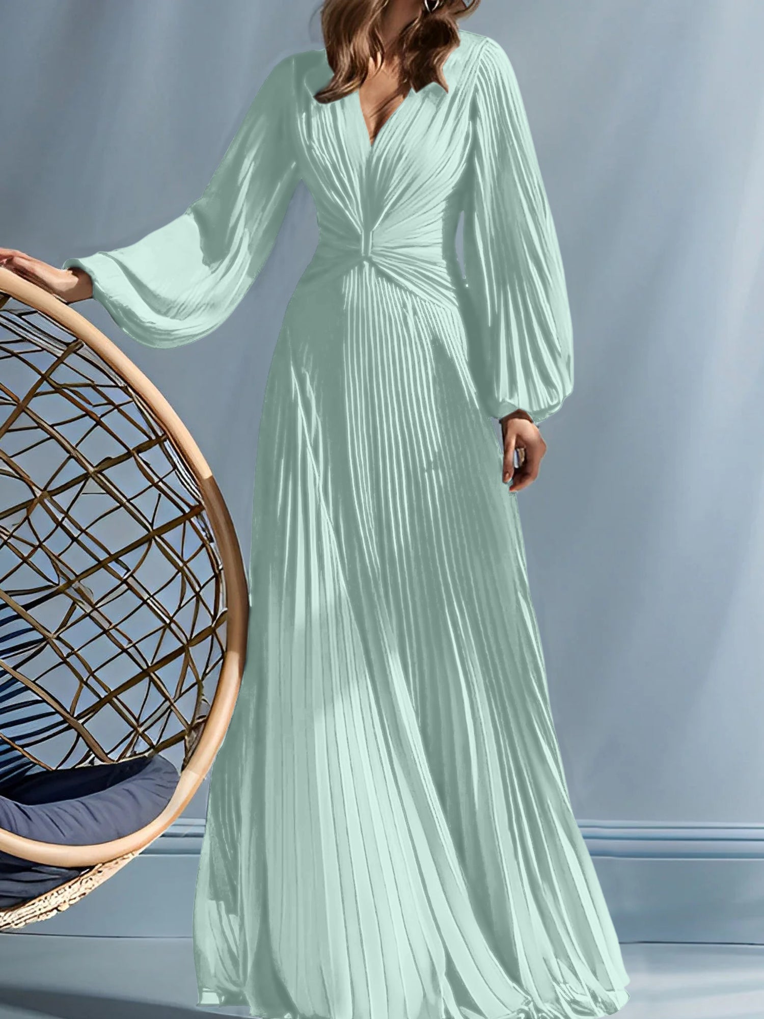 A Line Princess V Neck Mother Of The Bride Dresses With Ruched