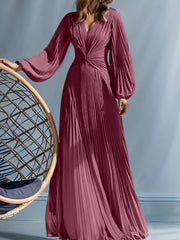 A Line Princess V Neck Mother Of The Bride Dresses With Ruched