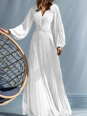 A Line Princess V Neck Mother Of The Bride Dresses With Ruched