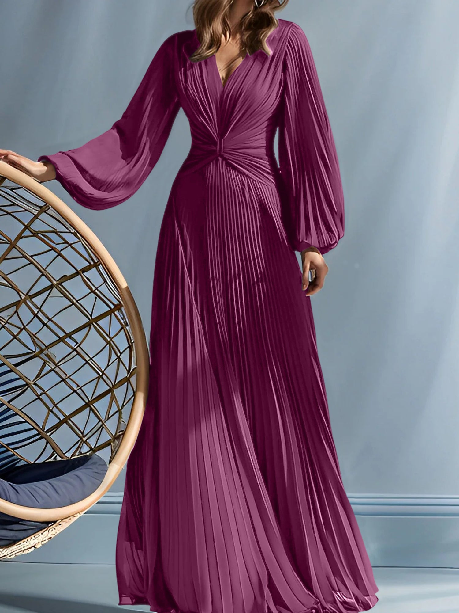 A Line Princess V Neck Mother Of The Bride Dresses With Ruched