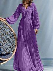 A Line Princess V Neck Mother Of The Bride Dresses With Ruched