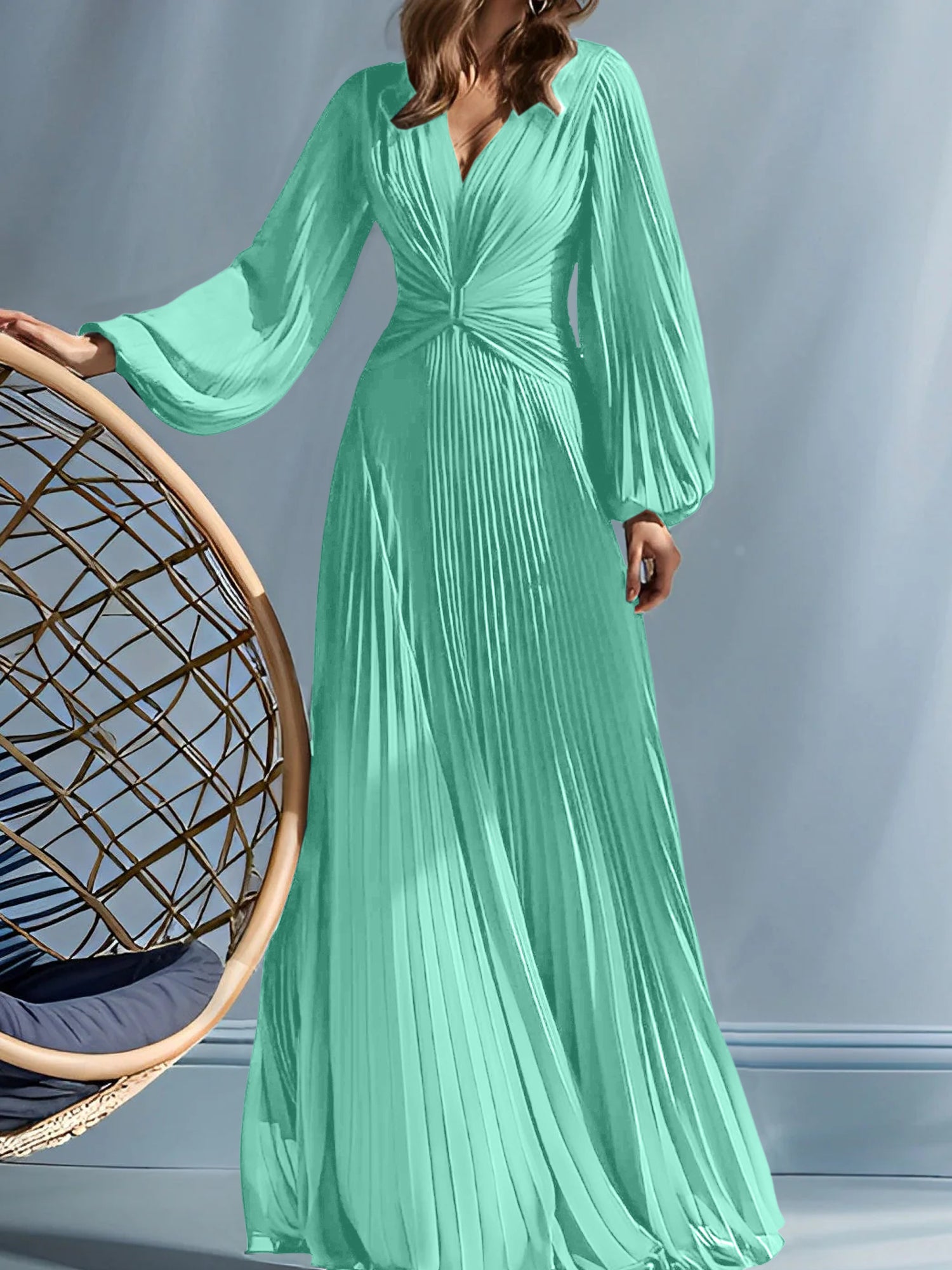 A Line Princess V Neck Mother Of The Bride Dresses With Ruched