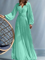 A-Line/Princess V-Neck Mother of the Bride Dresses with Ruched