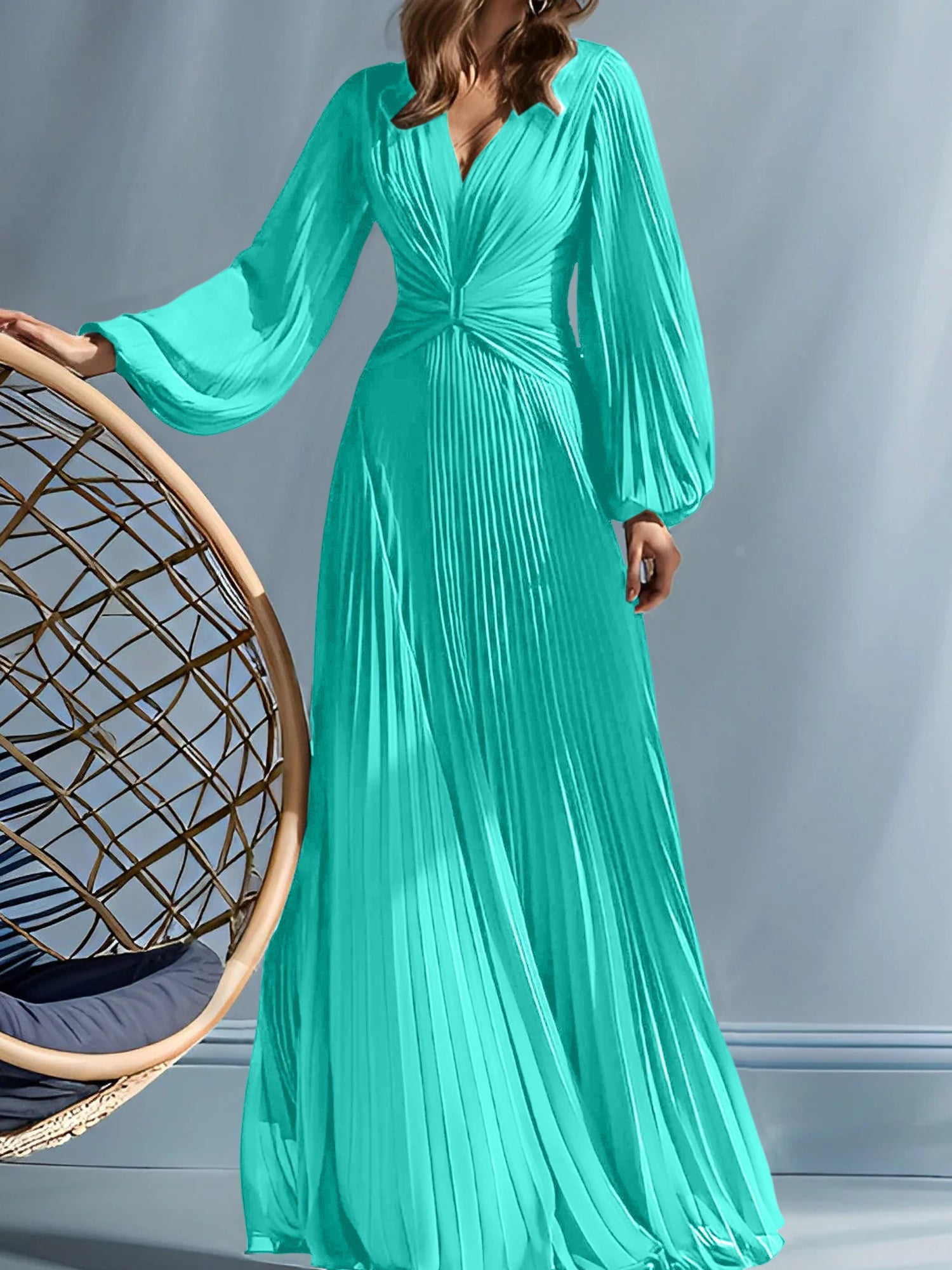 A Line Princess V Neck Mother Of The Bride Dresses With Ruched