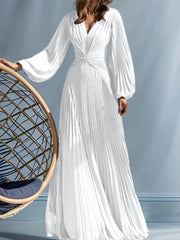 A Line Princess V Neck Mother Of The Bride Dresses With Ruched