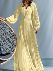 A Line Princess V Neck Mother Of The Bride Dresses With Ruched