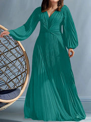 A Line Princess V Neck Plus Size Mother Of The Bride Dresses With Ruched