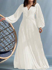 A Line Princess V Neck Plus Size Mother Of The Bride Dresses With Ruched