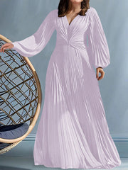 A Line Princess V Neck Plus Size Mother Of The Bride Dresses With Ruched
