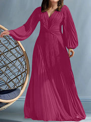 A Line Princess V Neck Plus Size Mother Of The Bride Dresses With Ruched