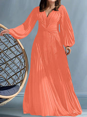 A Line Princess V Neck Plus Size Mother Of The Bride Dresses With Ruched