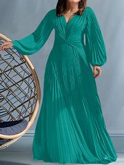 A Line Princess V Neck Plus Size Mother Of The Bride Dresses With Ruched