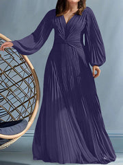 A Line Princess V Neck Plus Size Mother Of The Bride Dresses With Ruched