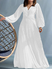A Line Princess V Neck Plus Size Mother Of The Bride Dresses With Ruched