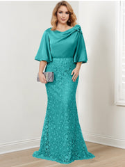 Trumpet Mermaid Mother Of The Bride Dresses With Applique