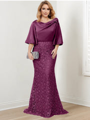 Trumpet Mermaid Mother Of The Bride Dresses With Applique