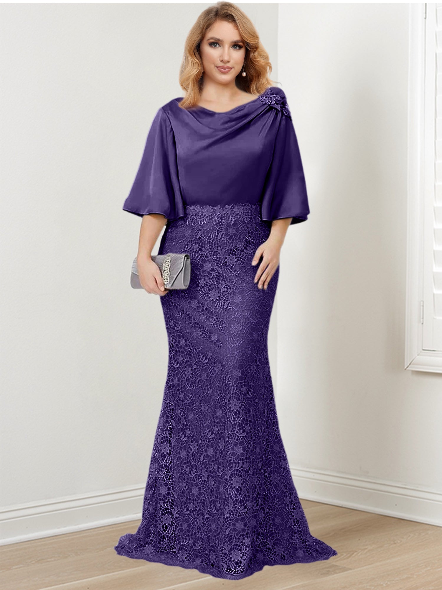 Trumpet Mermaid Mother Of The Bride Dresses With Applique