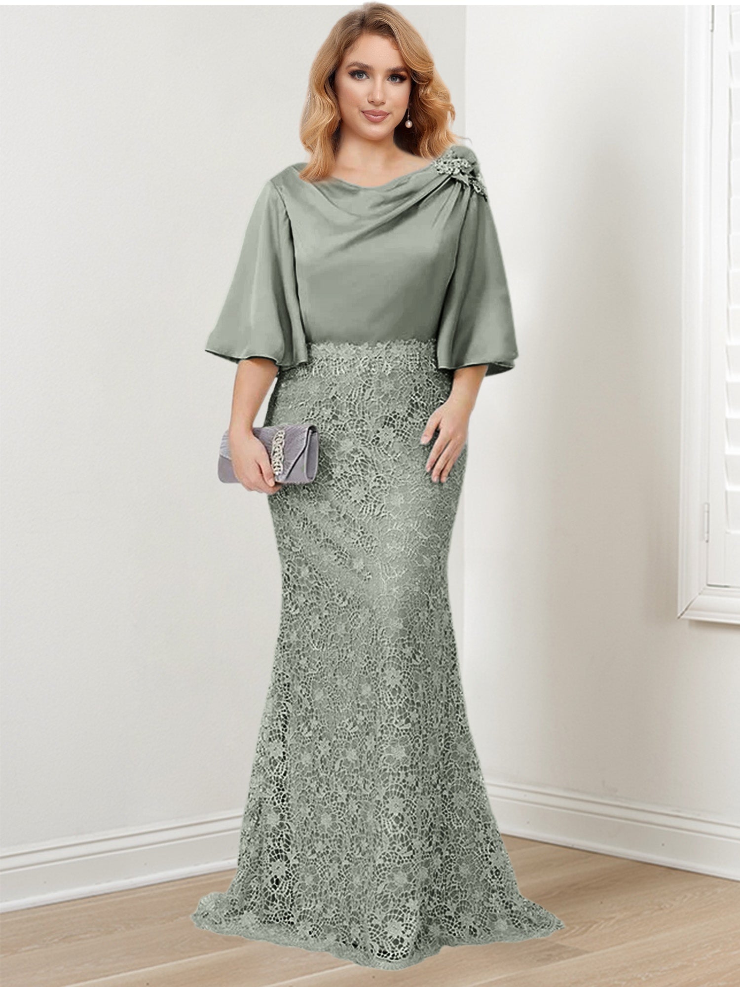 Trumpet Mermaid Mother Of The Bride Dresses With Applique