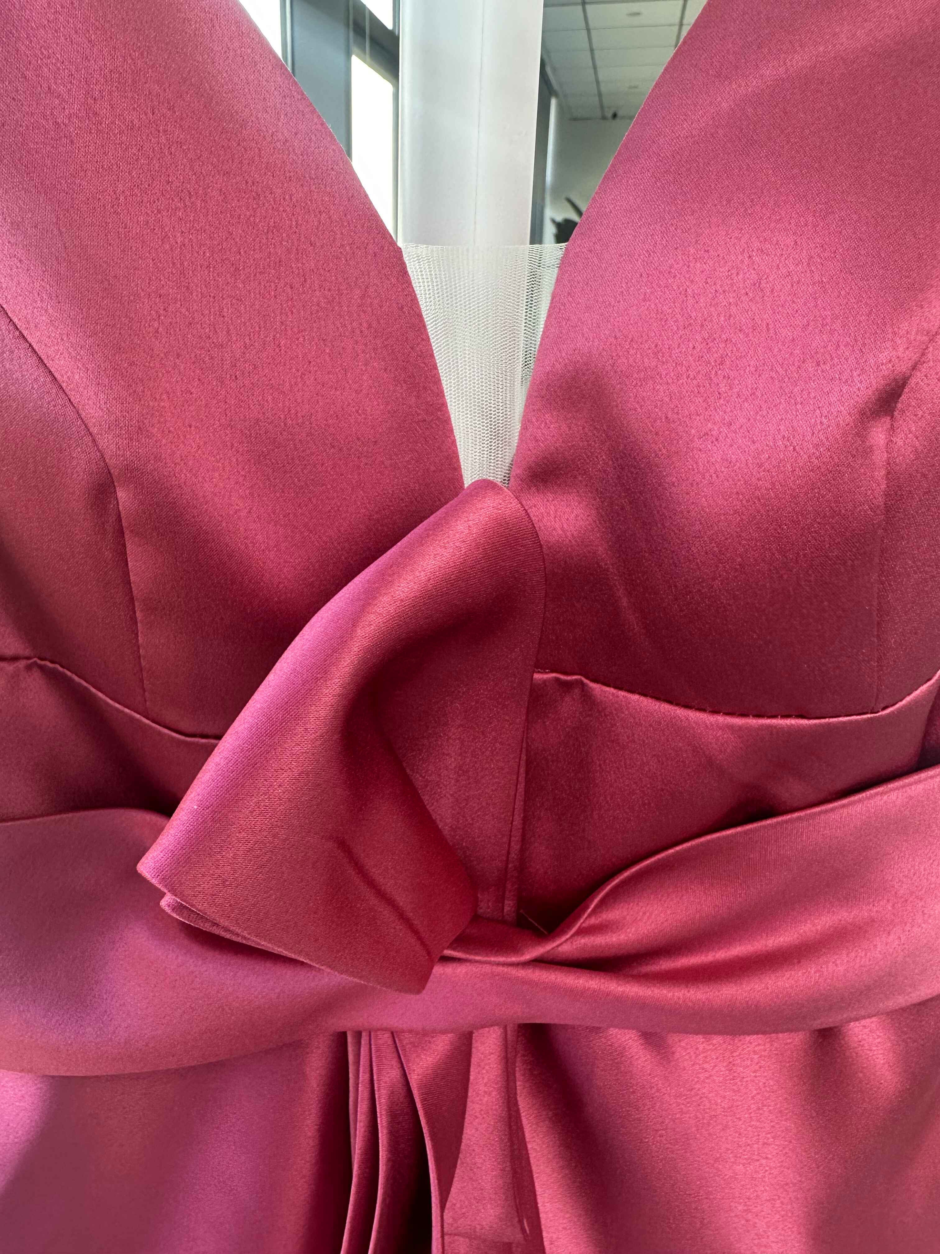 A Line Princess V Neck Sleeveless Mother Of The Bride Dresses With Split Side