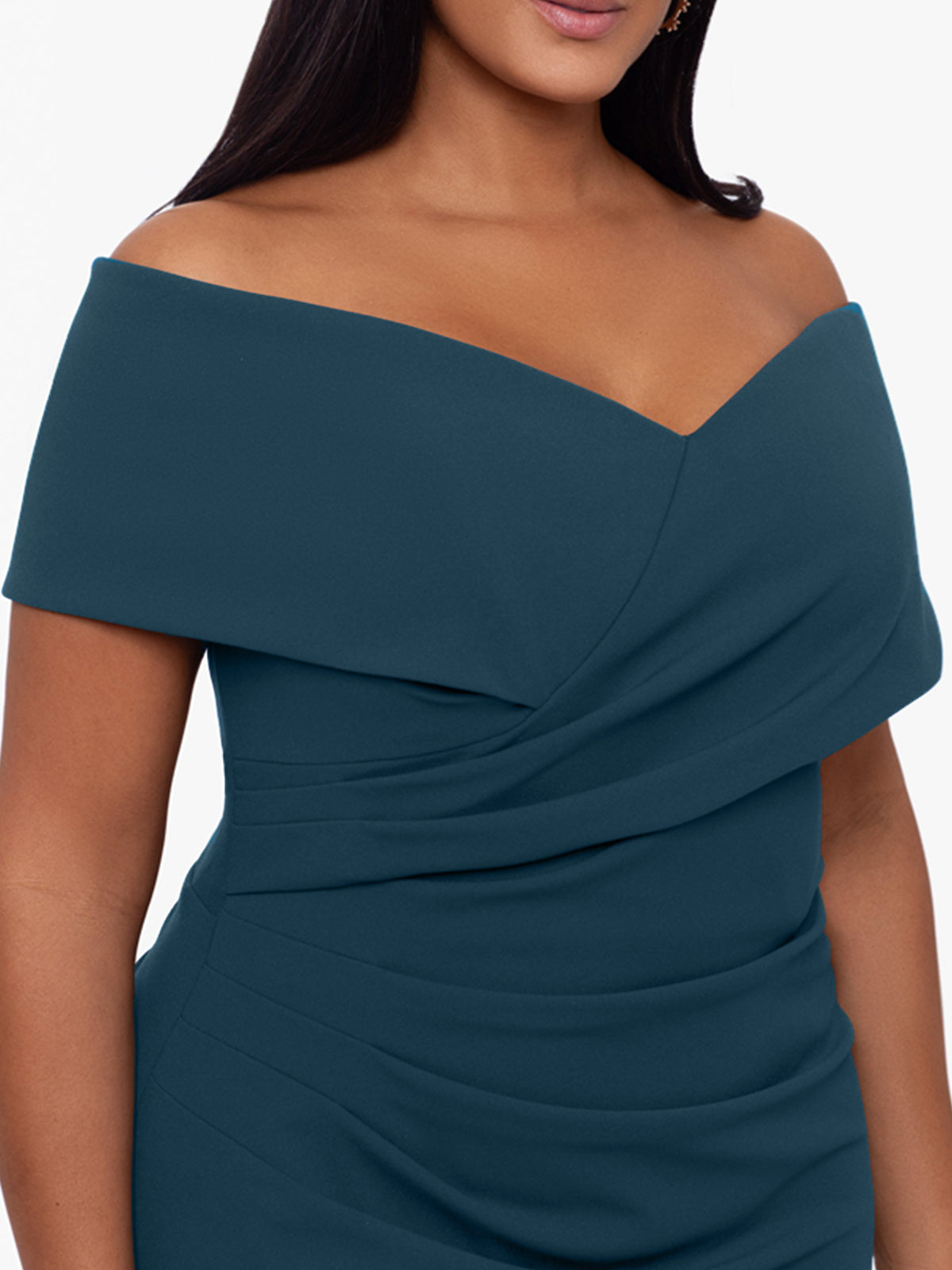 Trumpet Mermaid Off The Shoulder Sleeveless Floor Length Plus Size Mother Of The Bride Dresses