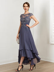 A Line Princess Mother Of The Bride Dresses With Applique