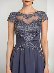A Line Princess Mother Of The Bride Dresses With Applique