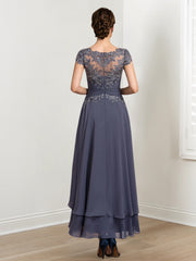 A Line Princess Mother Of The Bride Dresses With Applique