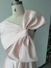 A-Line/Princess Off-the-Shoulder Sleeveless Ankle-Length Mother of the Bride Dresses with Bow(s)