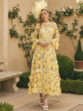 A-Line/Princess Scoop Lace Appliques Mother of the Bride Dresses Floral Long Sleeves Tea-Length