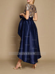 Ankle-Length Asymmetrical Mother of the Bride Dress in A-Line/Princess Style